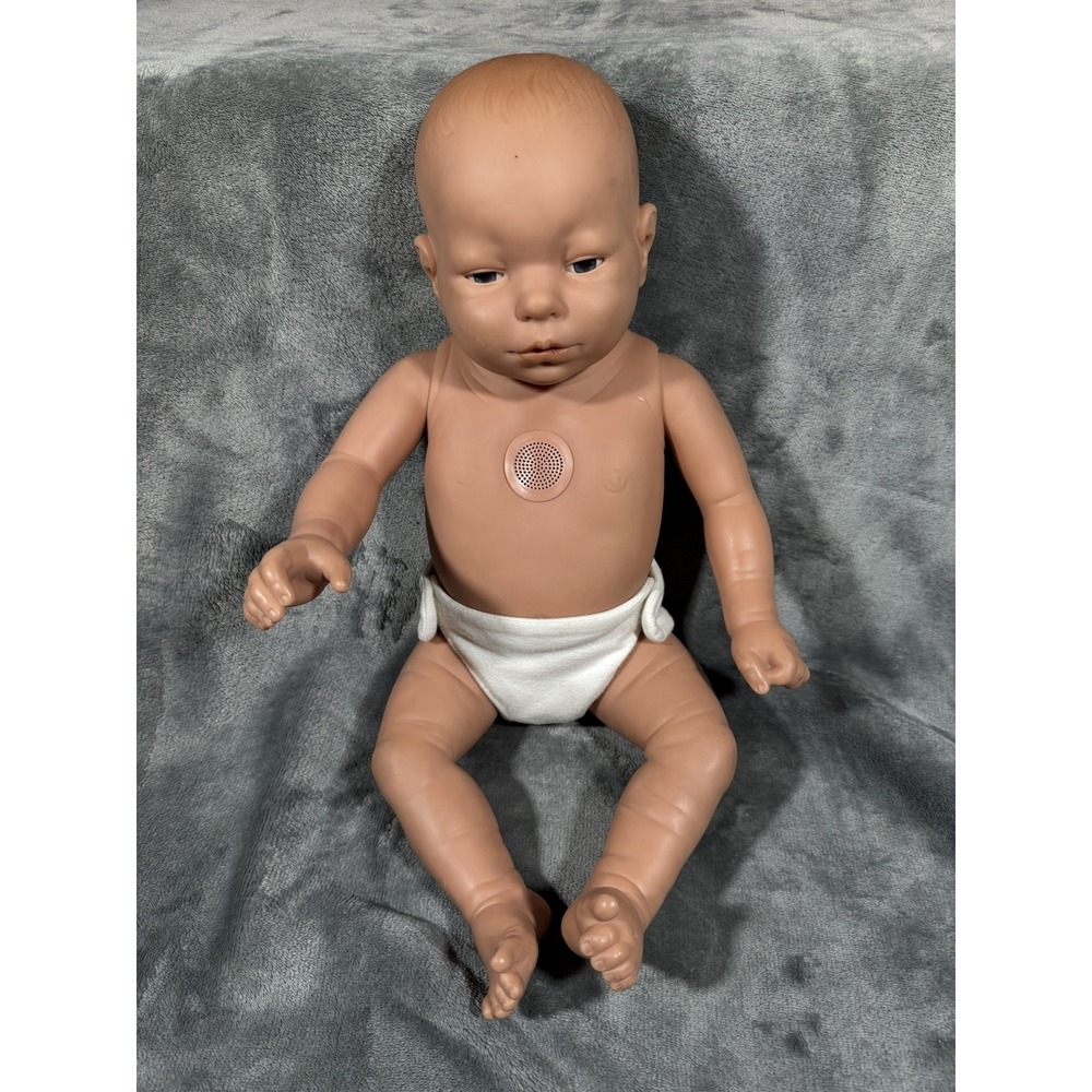 Baby Think It Over 21in Newborn Infant Simulator Doll Blue Eyes No Key